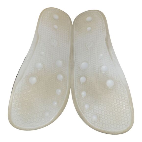 P448 Super Water Resistant Slide Sandals white/Purple Made in Italy Size 38 - Picture 6 of 7